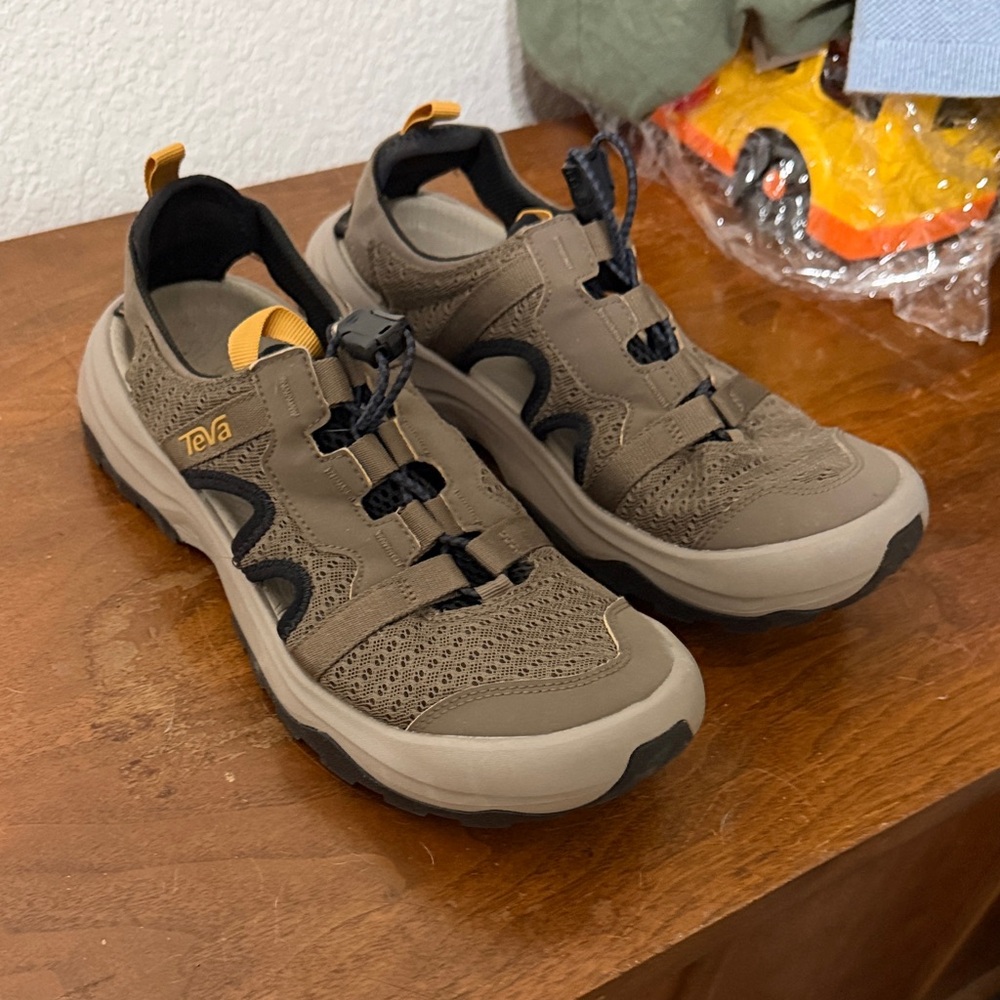 Teva Tan and Black Outdoor Shoes